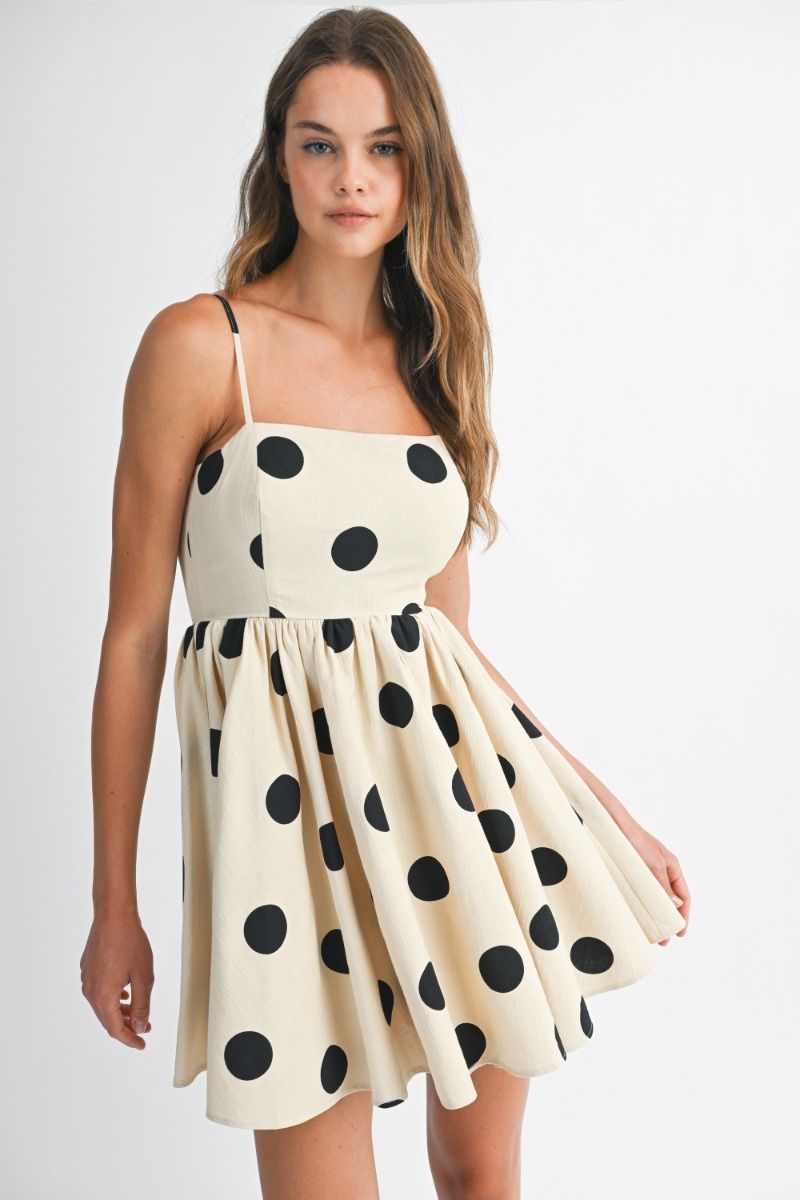 Polka Dot Mini Dress image 0
