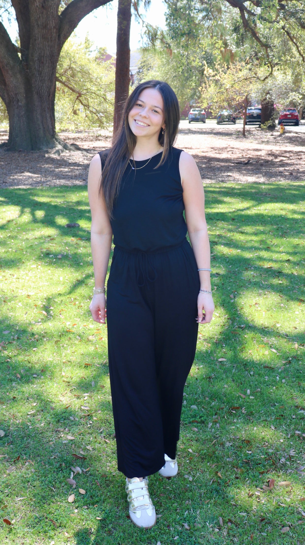 Sleeveless Jumpsuit (Black) image 1