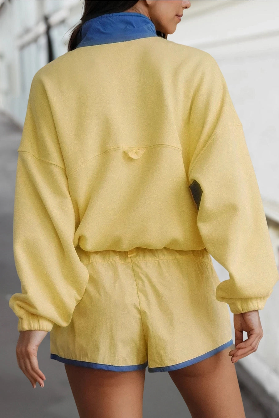 Yellow & Blue Short Set image 1