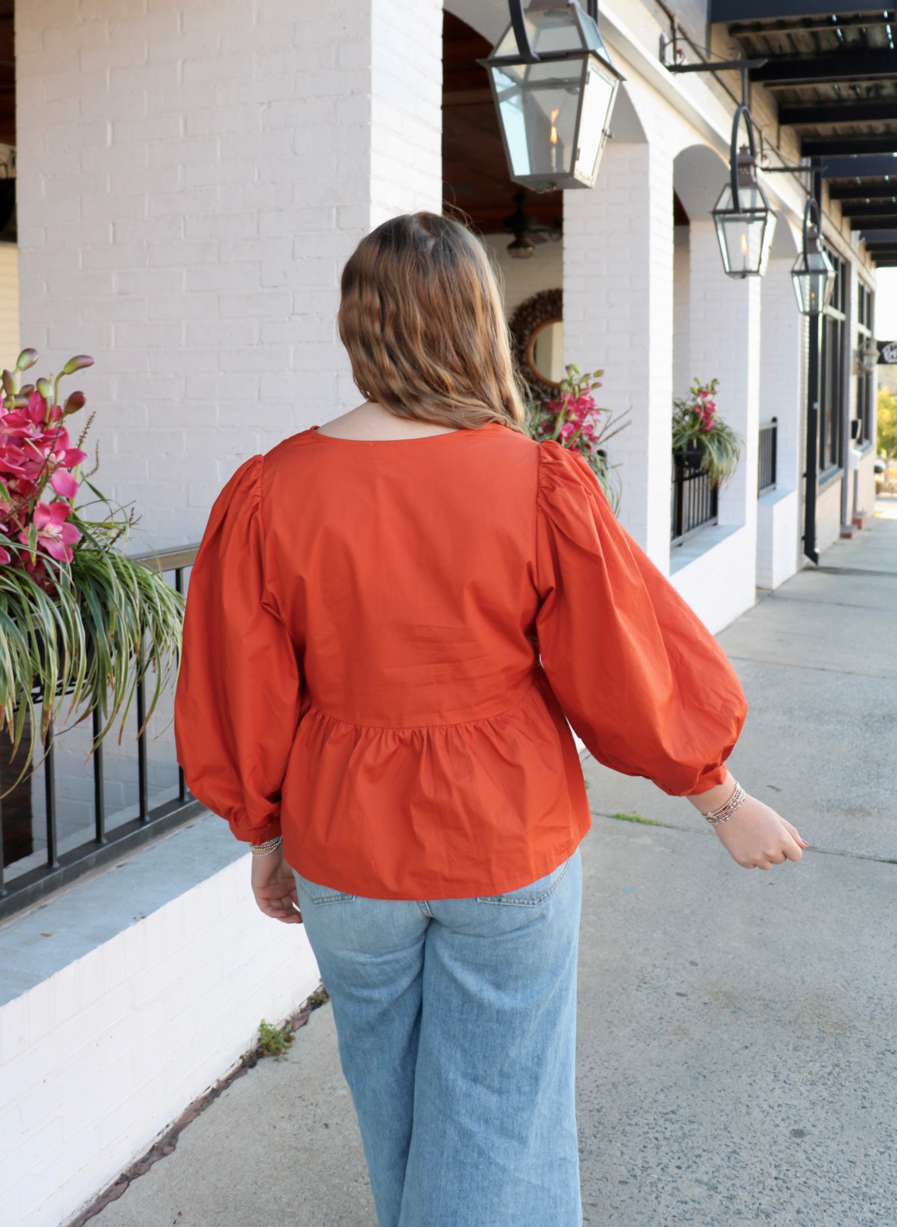 Peplum Bow Top image 1