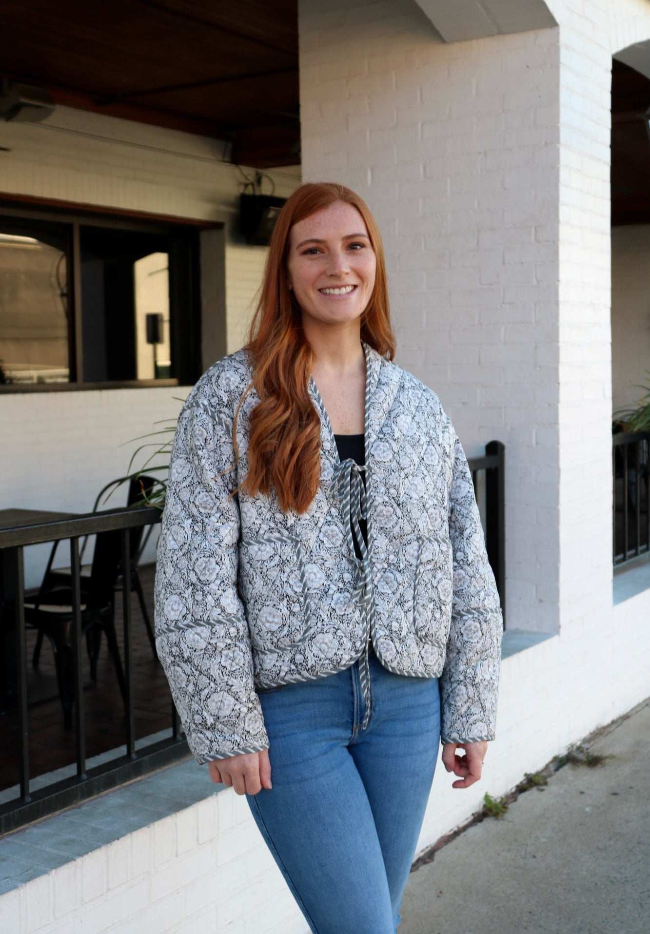 Floral Puffer Jacket image 0