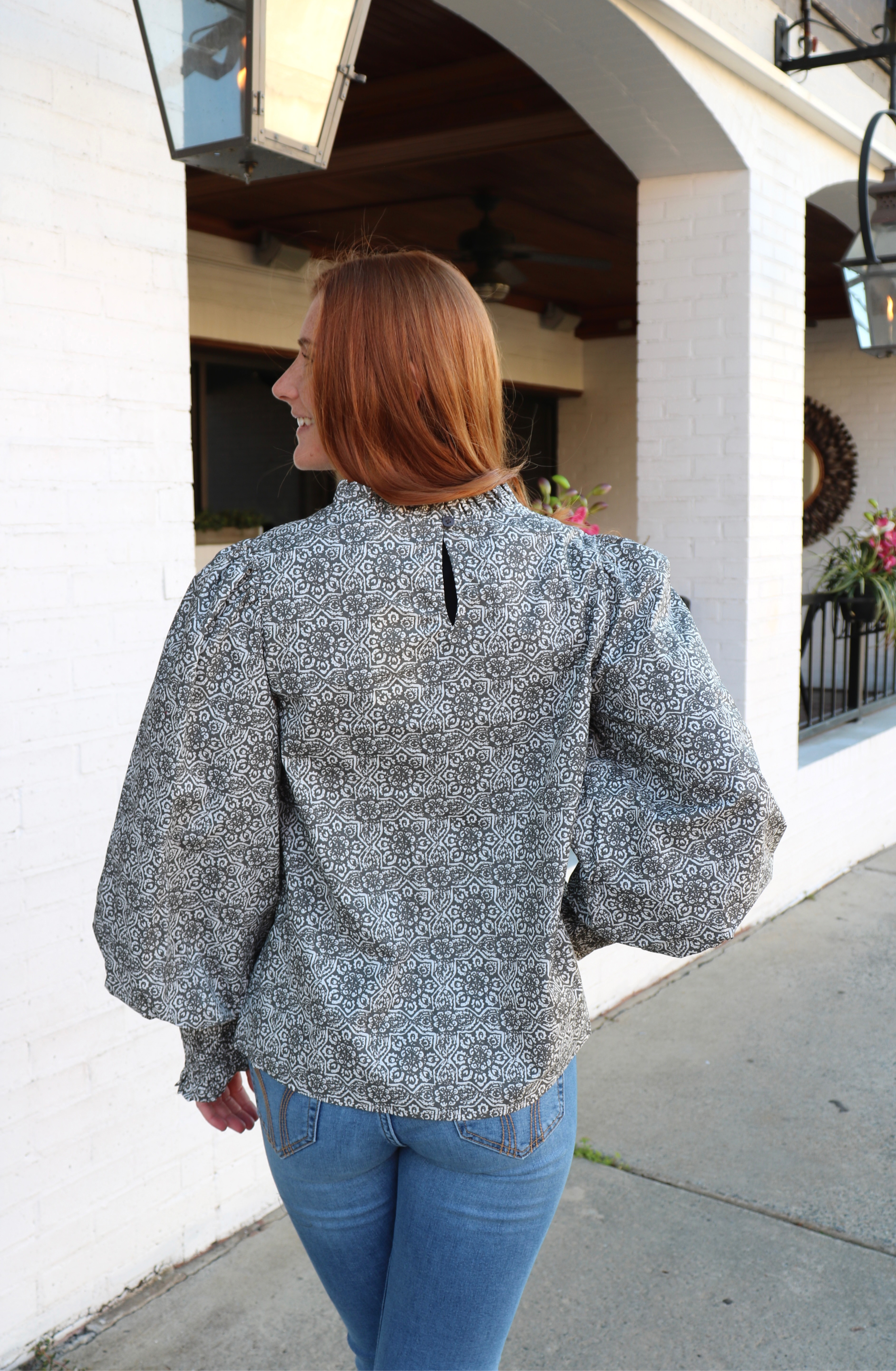 Floral Print Top image 1