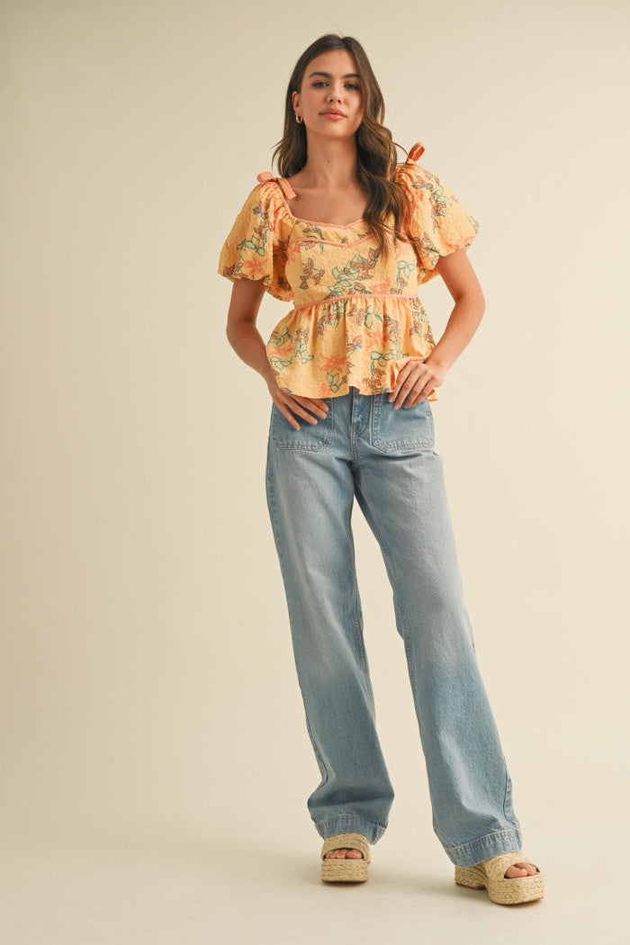 Pretty in Papaya Top image 0