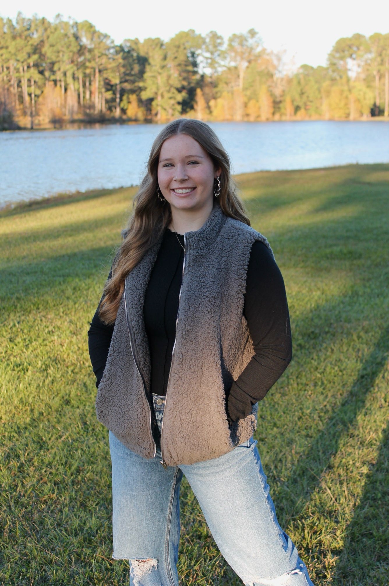 Sherpa Vest - Grey image 0