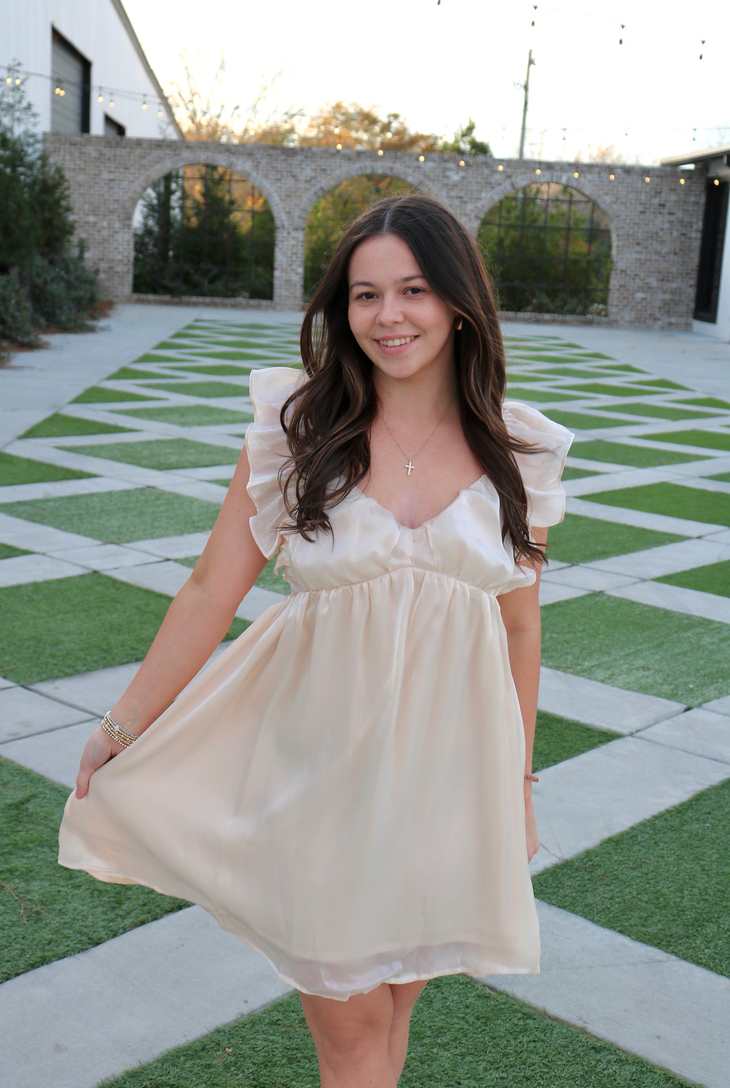 Ivory Mini Dress image 0