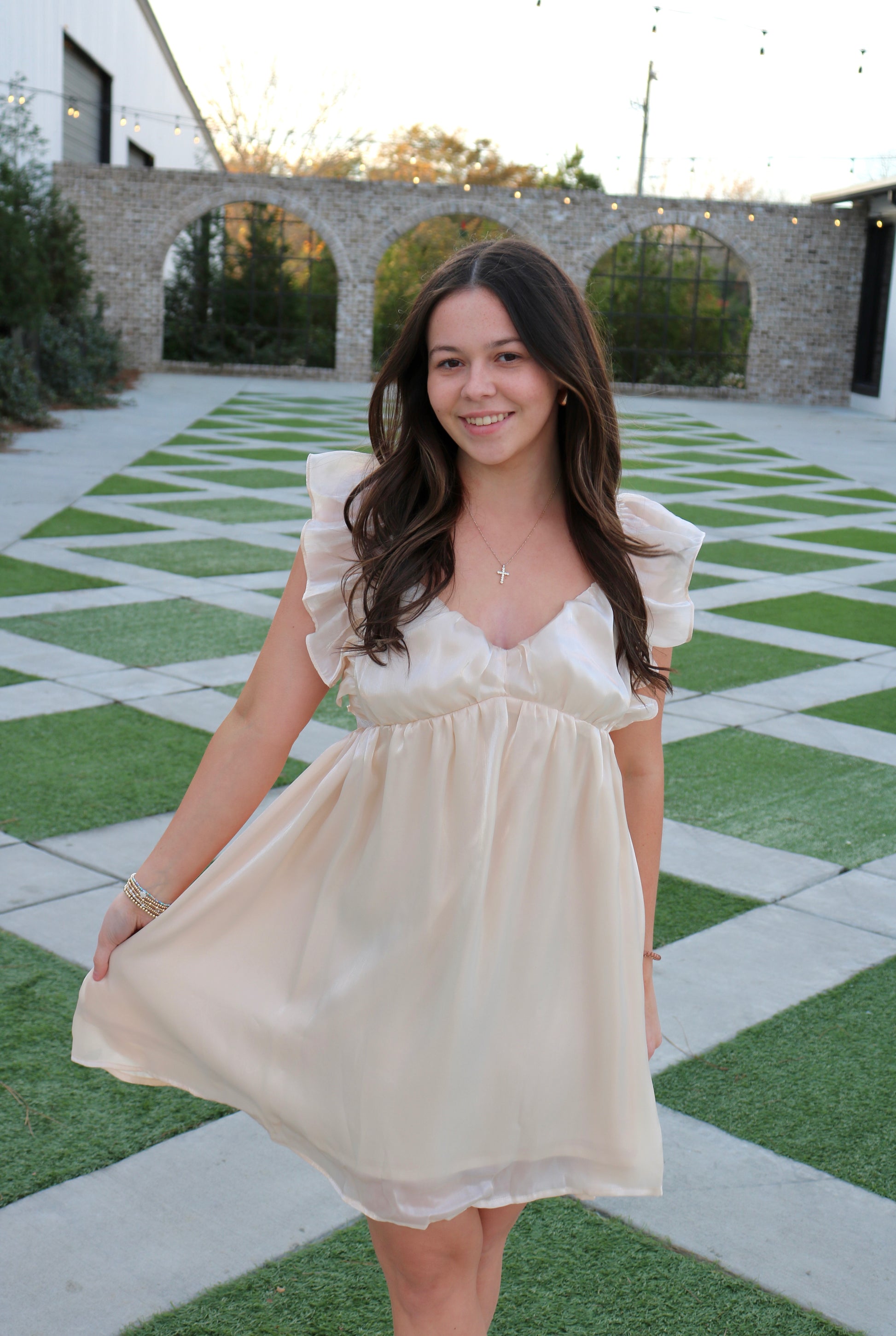 Ivory Mini Dress image 0