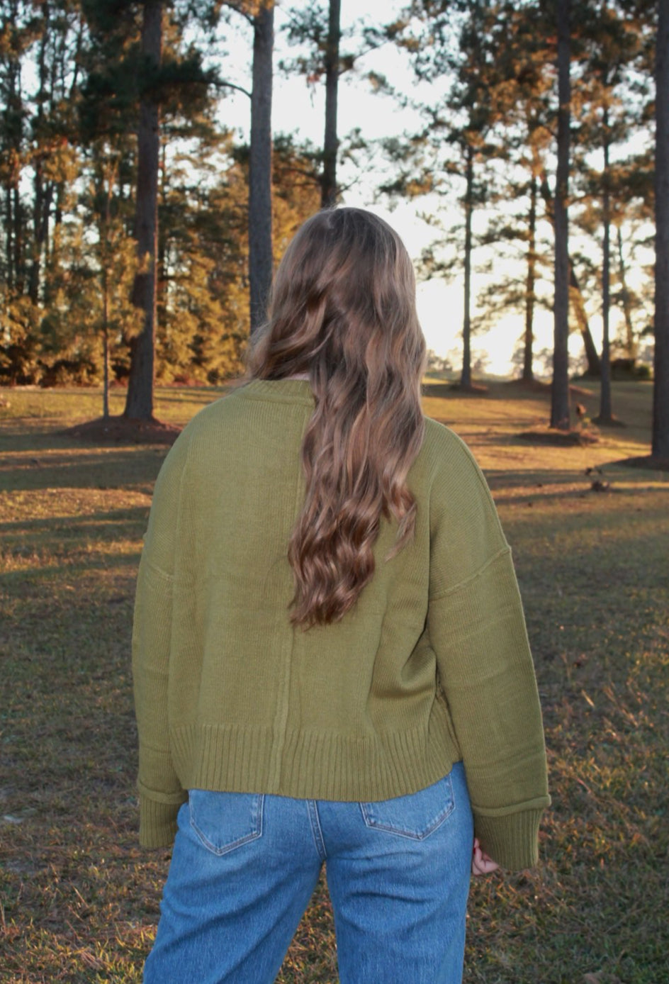 Green Pullover Sweater image 1