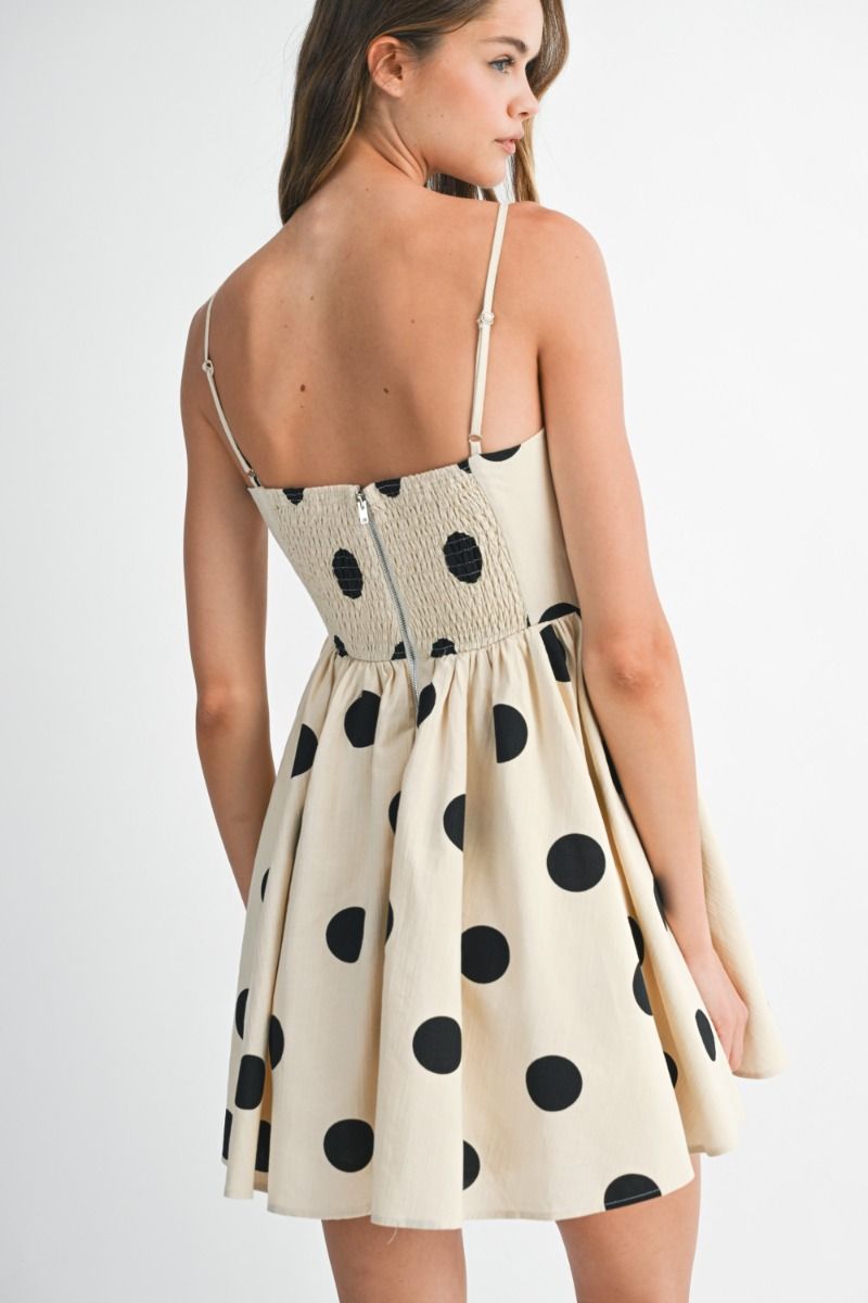 Polka Dot Mini Dress image 1