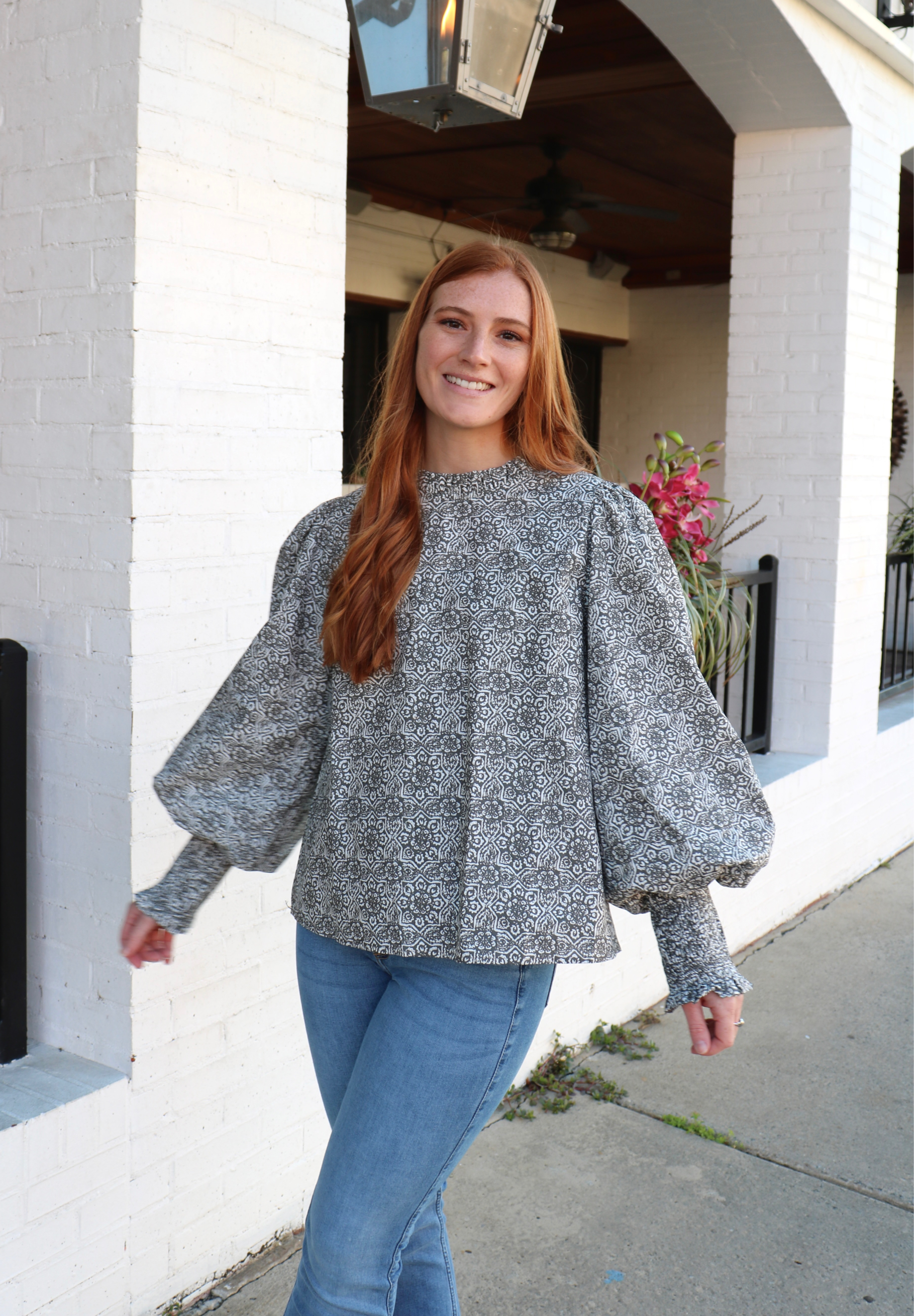 Floral Print Top image 0