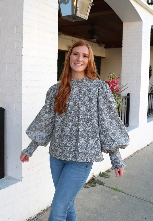 Floral Print Top image 0